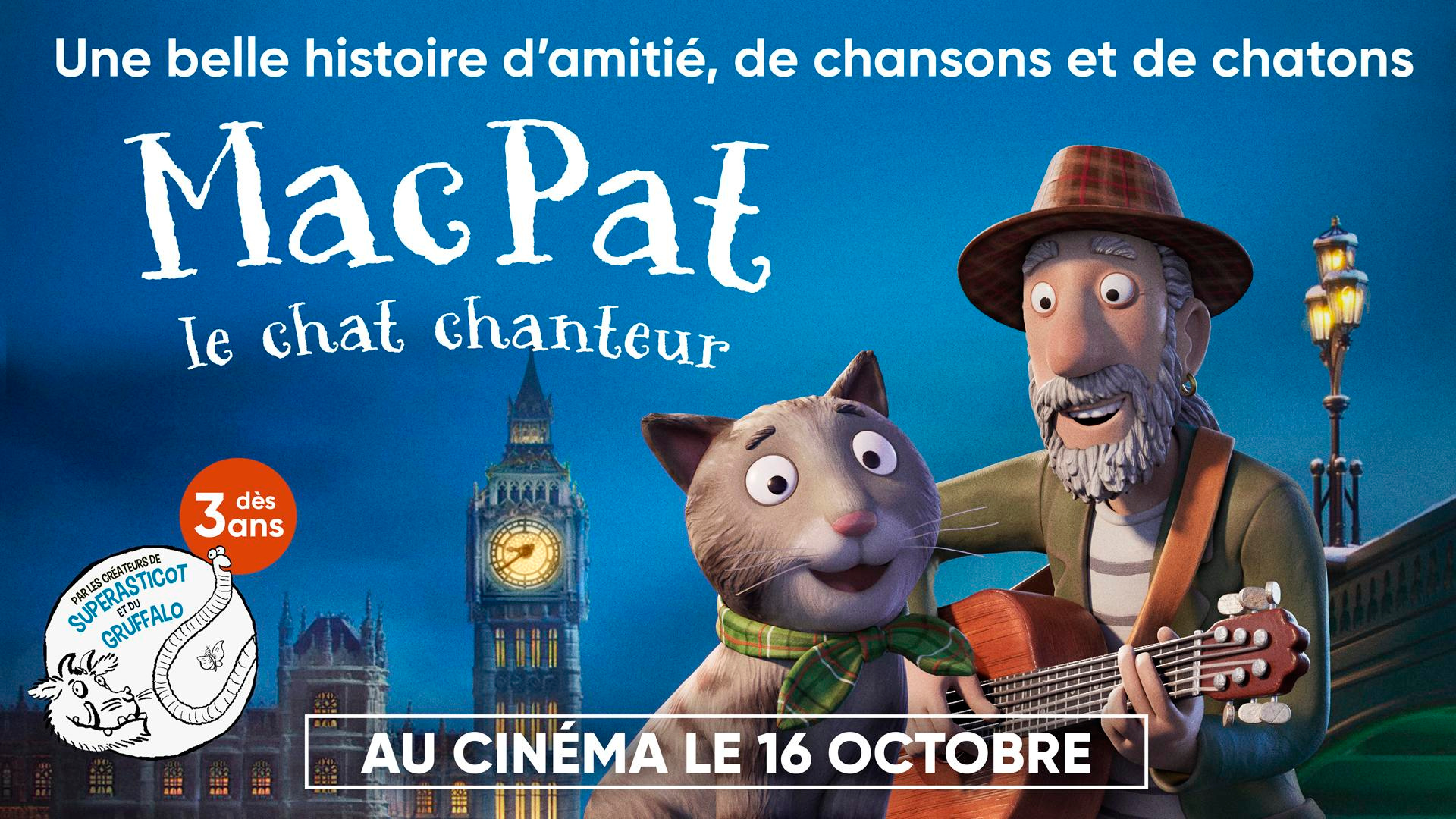 MacPat le chat chanteur : une tendre histoire d'amitié et de chansons à savourer en famille