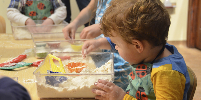 Atelier exploration sensorielle à l'Espace Familles à Limoges