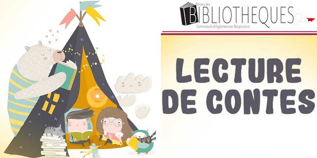 Lectures de contes pour les enfants dans les bibliothèques de la CAB Bergerac