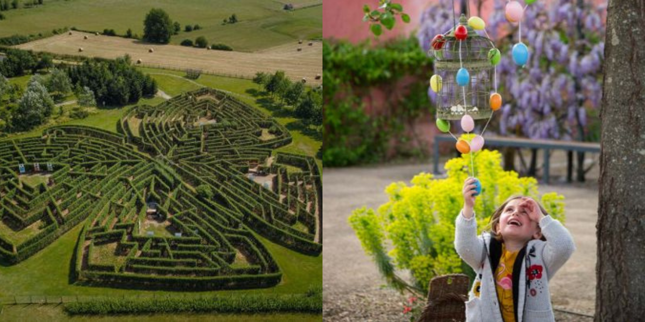 Spectacle à l'occasion des festivités de Pâques aux Jardins de Colette