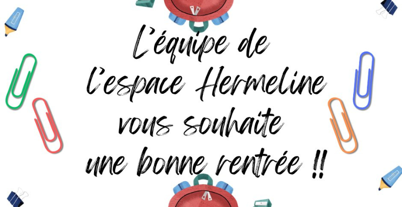 Nouveaux horaires pour l'Espace Hermeline