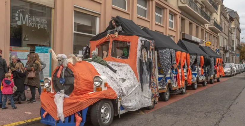 Le petit train d'Halloween à Limoges