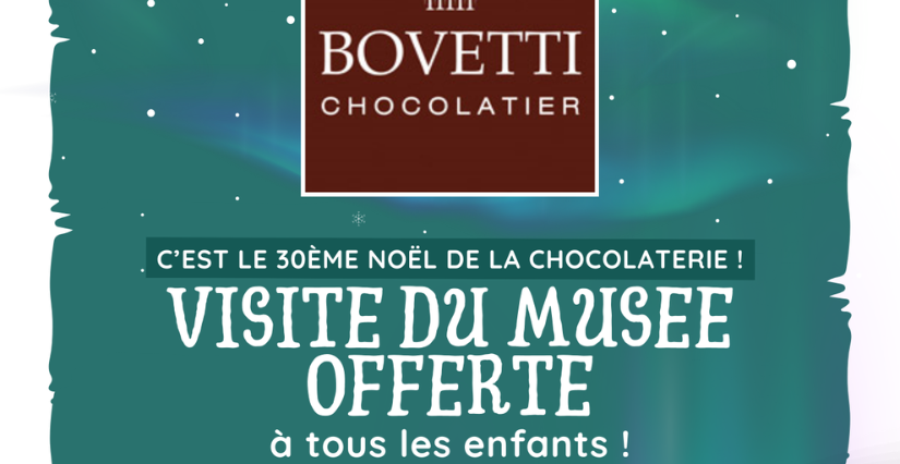 Visite OFFERTE aux enfants au Musée du Chocolart Bovetti