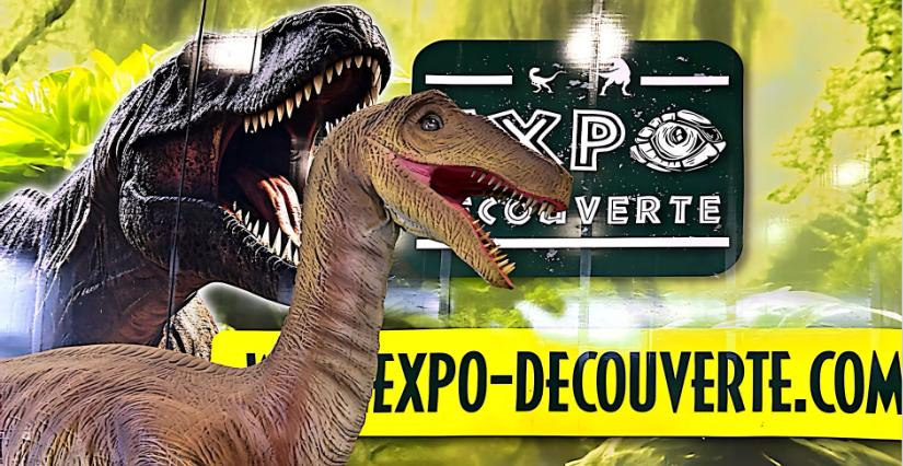 "Le Temps des Dinosaures", exposition découverte au Parc des Expositions à Limoges