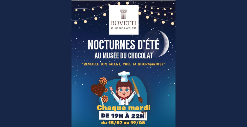 Nocturnes de l'été au Musée du Chocolat Bovetti à Terrasson-Lavilledieu (24)