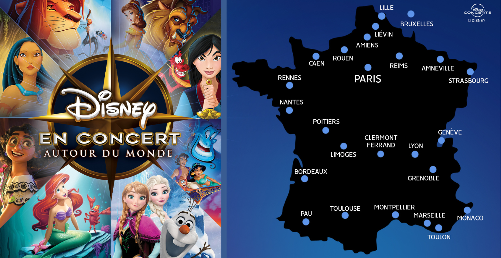 Disney en Concert : Autour du Monde” : un voyage musical au Zénith de Limoges