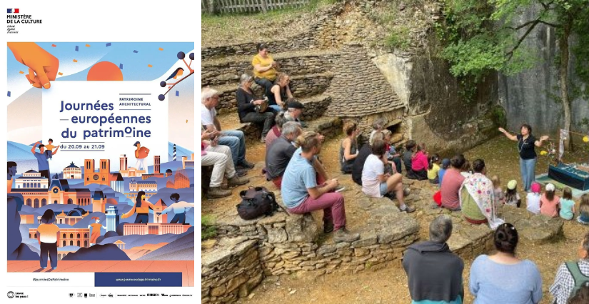 Les Journées européennes du Patrimoine au Pôle d'interpréation de la préhistoire aux Eyzies (24)