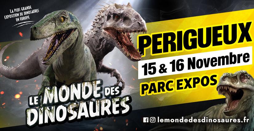 L'exposition le Monde des Dinosaures débarque au Parc des Expositions de Périgueux