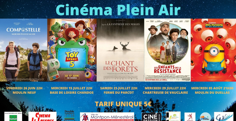 Ciné-Passion : les séances de cinéma en plein-air de l'été en Dordogne