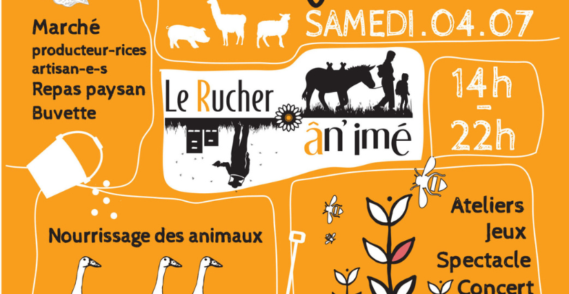 C'est la fête de la ferme au Rucher ân'imé !