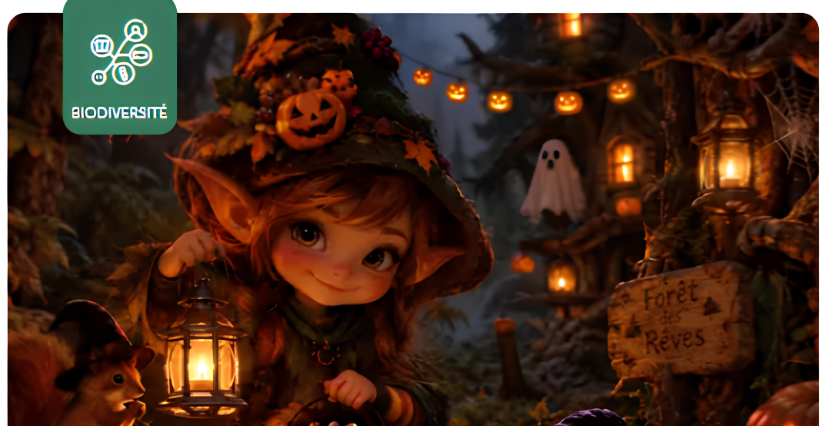 Chasse aux bonbons pour Halloween, à la Maison de la Nature à Limoges (87)