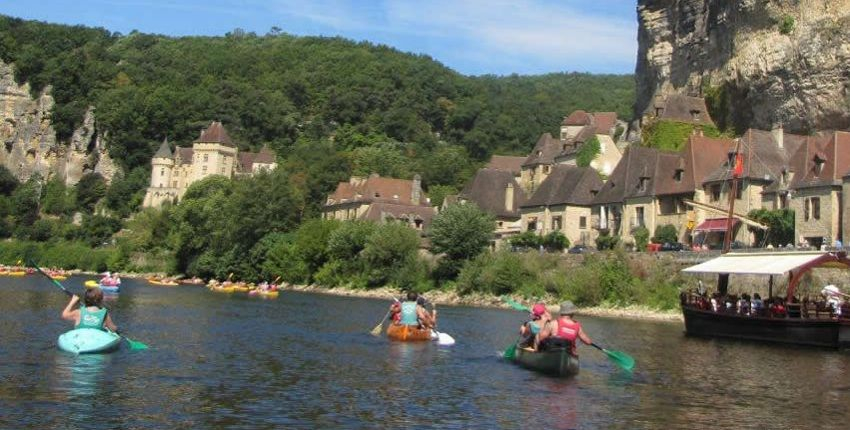 En famille et en canoë sur les rivières de Dordogne