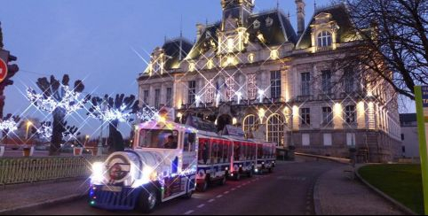 Le petit train des illuminations de Noël à Limoges